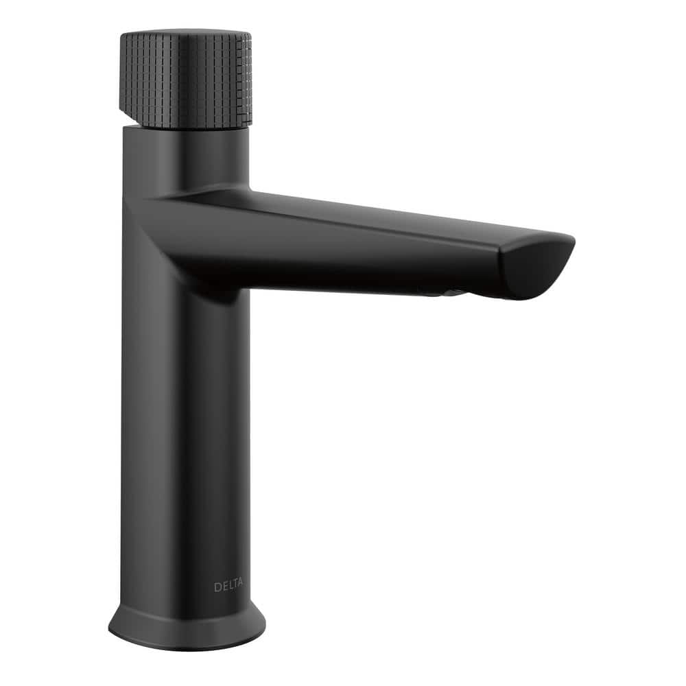Delta Galeon Single Handle Single Hole Bathroom Faucet in Matte Black -  573-BLLPU-DST