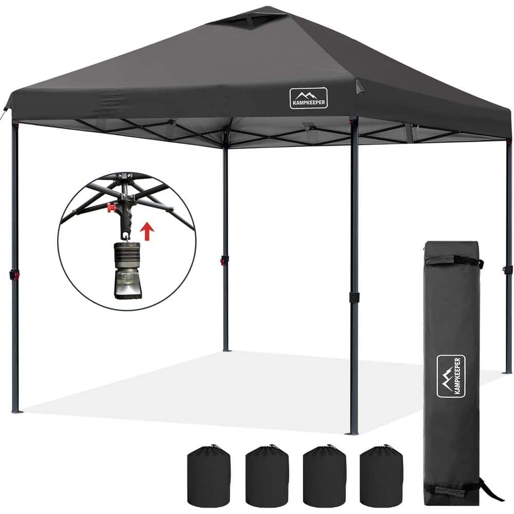 10 ft. x 10 ft. Pop Up Instant Portable Canopy Tent with 3 adjustable Heigh