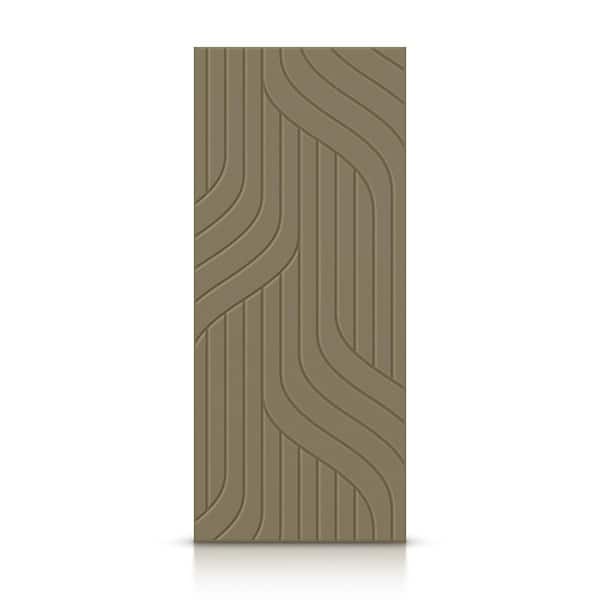 CALHOME 42 in. x 80 in. Hollow Core Olive Green Painted Composite MDF Interior Door Slab