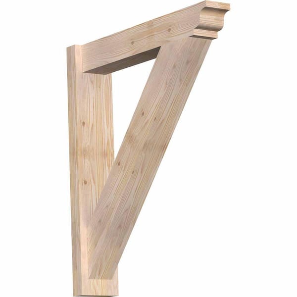 Ekena Millwork 6 in. x 32 in. x 28 in. Douglas Fir Traditional Smooth Outlooker