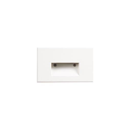 Sonic White Metal Integrated LED Step Light
