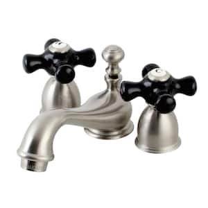 Duchess 4 in. Mini-Widespread 2-Handle Bathroom Faucets iin Brushed Nickel