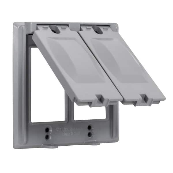 Southwire 16-in-1 Weatherproof Gray Vertical Device Cover