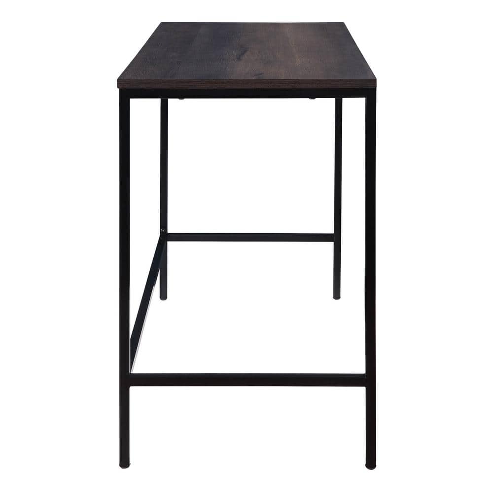 Ozark Ash and Black Steel Rectangular Home Office Desk