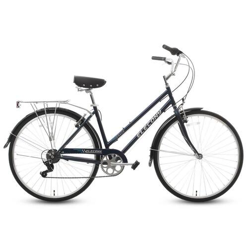 Beach Casual Commuter Hybrid Cruiser Bike in Blue