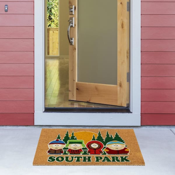 South Park Gang 20 in. x 34 in. Coir Door Mat (2-Pack)