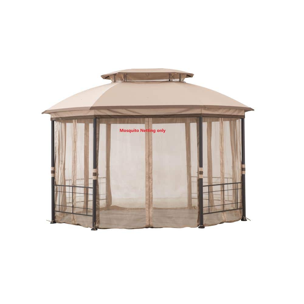 Hampton Bay Seagrove Replacement Mosquito Netting for Octagonal Gazebo