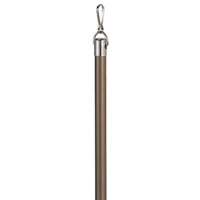 48 in. Bronze Aluminum Drapery Baton (Set of 3)