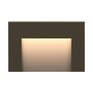 Taper Low-Voltage Bronze Integrated LED Horizontal Stair Light