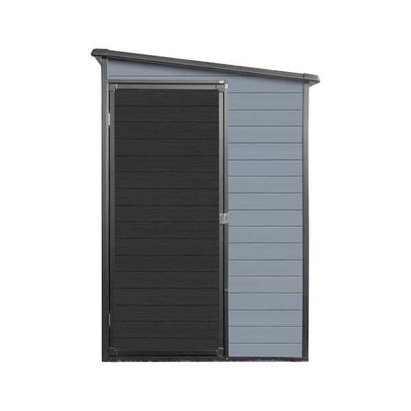 専用house on the hill◎shortpants 80 gray Noble House Yara 4 ft. x 8 ft. Black + Grey Resin Outdoor Storage
