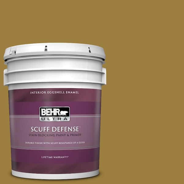BEHR ULTRA 5 gal. #S-H-380 Burnished Bronze Extra Durable Eggshell Enamel Interior Paint & Primer
