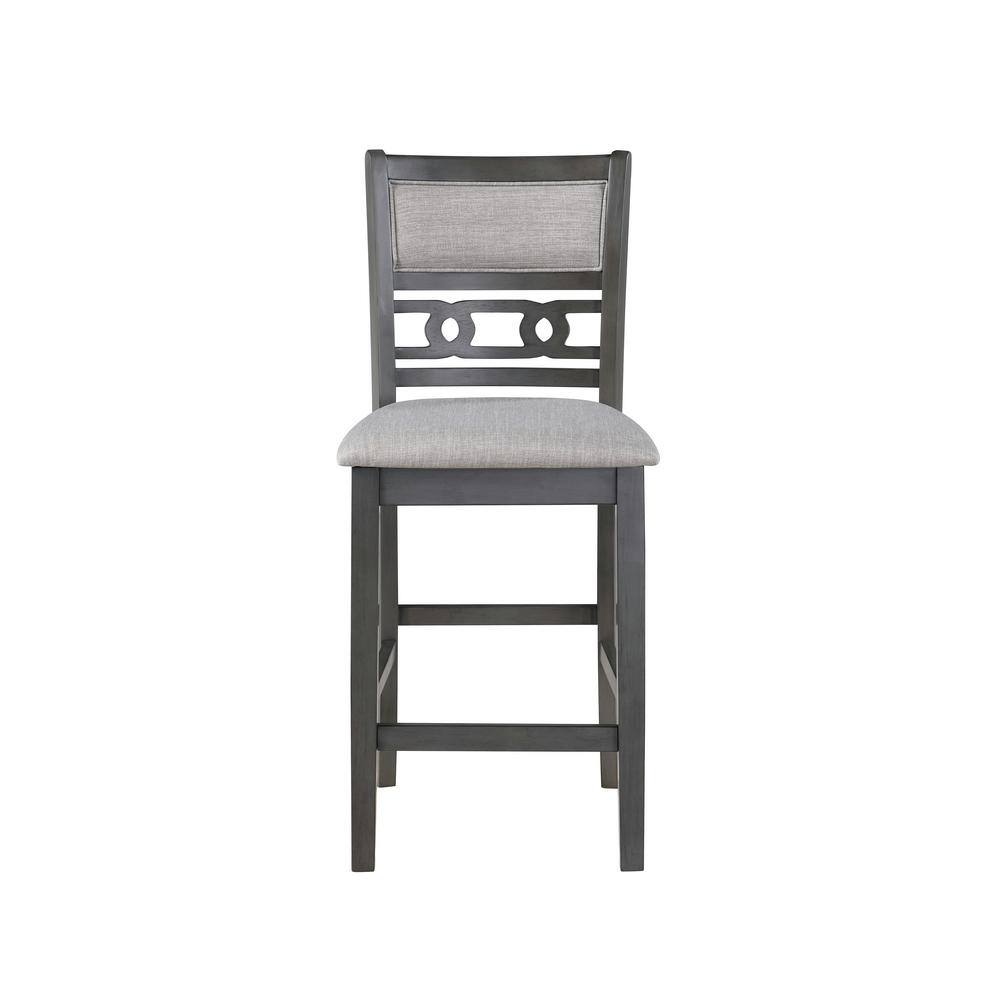 Gia Gray Wood 5-Piece Counter Height Dining Set