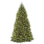 10 ft. Pre-Lit Dunhill Fir Hinged Artificial Christmas Tree with Clear Lights