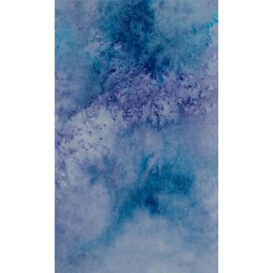 Blue 3-Dimensional Cloud in the Sky Printed Non-Woven Paper Non-Pasted Textured Wallpaper L: 9' 10" x W: 167"