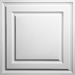 Oxford White 2 ft. x 2 ft. Lay-in Ceiling Panel (Case of 6)