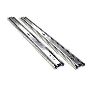 22 in. Side Mount Full Extension Ball Bearing Drawer Slide with Installation Screws 1-Pair (2 Pieces)