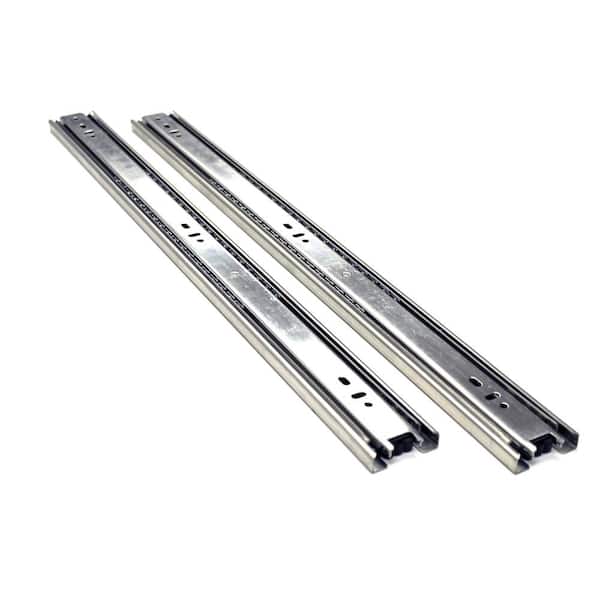 Unbranded 22 in. Side Mount Full Extension Ball Bearing Drawer Slide with Installation Screws 1-Pair (2 Pieces)