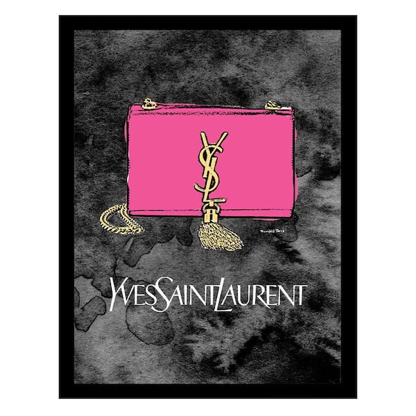VENICE BEACH Collections High Fashion Designer Handbag by Fairchild Paris 1 Piece Framed Graphic Print Abstract Poster Art Print 18 in. x 14 in.