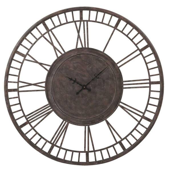 Filament Design Sundry 42 in. x 42 in. Oversized Vintage Wall Clock