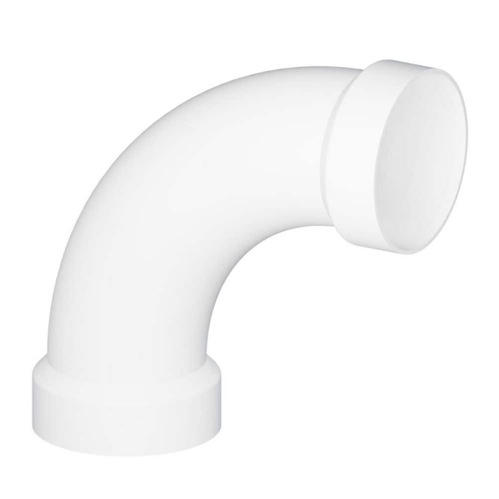 2 in. PVC DWV Long Sweep 1/4 Bend 90° Elbow, Hub x Hub Plumbing Fitting for Drain, Waste & Vent Systems, (25-Pack) price history on PriceWatchPro