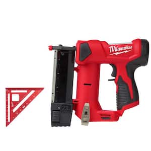 M12 23GA PIN NAILER with 7 in. Rafter Square