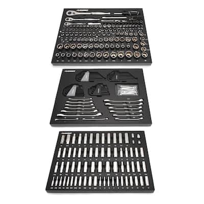 Mechanics Tool Set in EVA Trays (290-Piece)