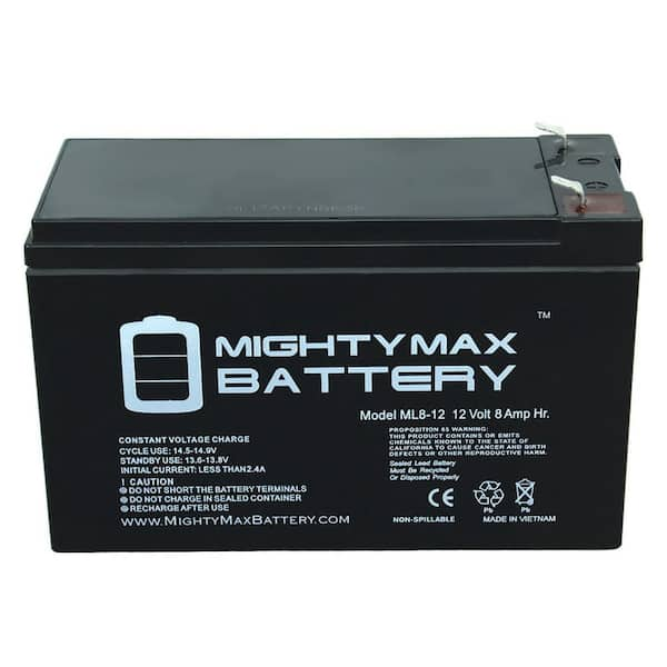 MIGHTY MAX BATTERY 12V 8AH SLA Battery for Moultrie Game Camera BOX MCA ...