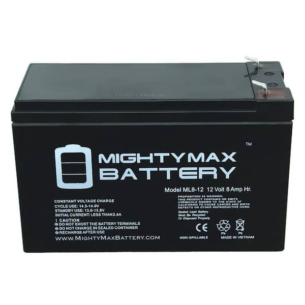 MIGHTY MAX BATTERY 12V 8Ah SLA Battery Replacement for Texas