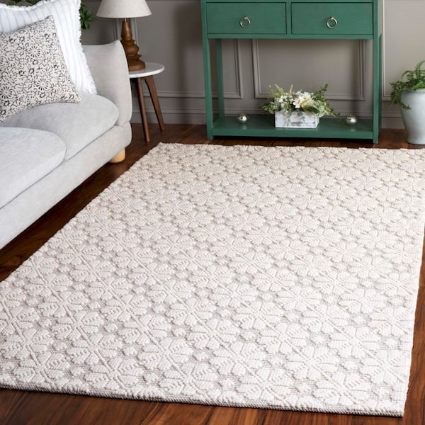 Vermont 11 ft. x 15 ft. Ivory Floral Area Rug
