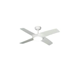 42 Starfire 42 in. Pure White Ceiling Fan with LED Light