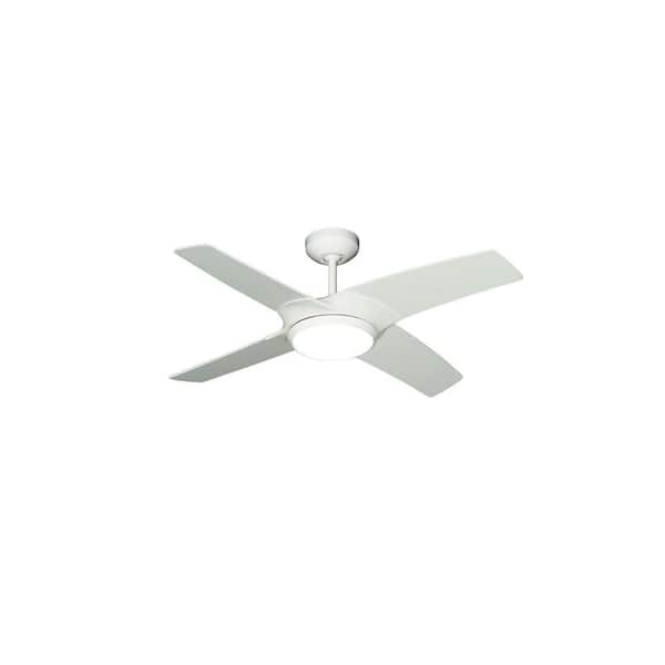 TroposAir 42 Starfire 42 in. Pure White Ceiling Fan with LED Light
