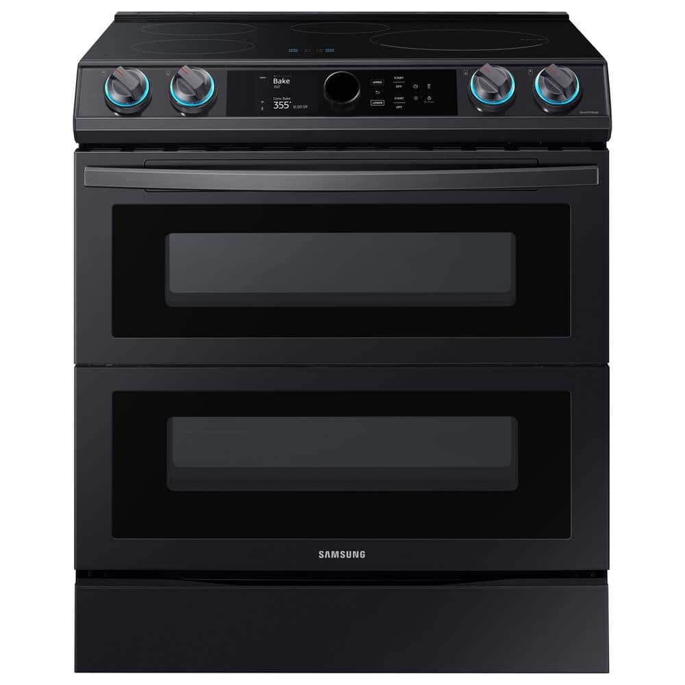 Reviews for Samsung 30 in. 6.3 cu. ft. Flex Duo Slide-in Dual Fuel
