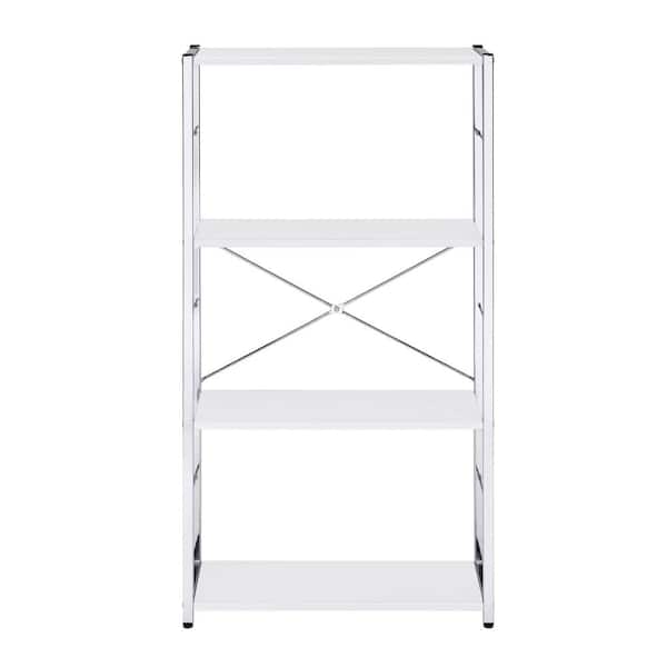 11.50 in. W x 24.50 in. D x 42.50 in. H Black Wood Freestanding Linen Cabinet w/4-Shelves in Black
