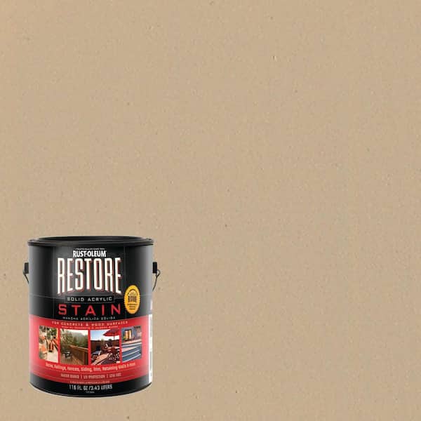 Rust-Oleum Restore 1 gal. Solid Acrylic Water Based Beach Exterior Stain