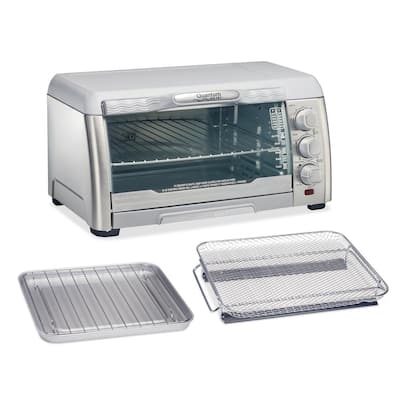 BLACK+DECKER 4-Slice Stainless Steel Toaster Oven Even Toast  Technology-Discontinued 98589797M - The Home Depot