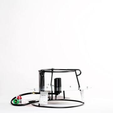 King Kooker Double Jet Gas Outdoor Cooker with Attachable Heat Shield 1316N
