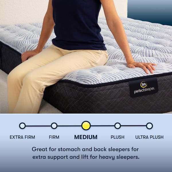Perfect Sleeper Nurture Night Queen Medium 13.5 in. Mattress