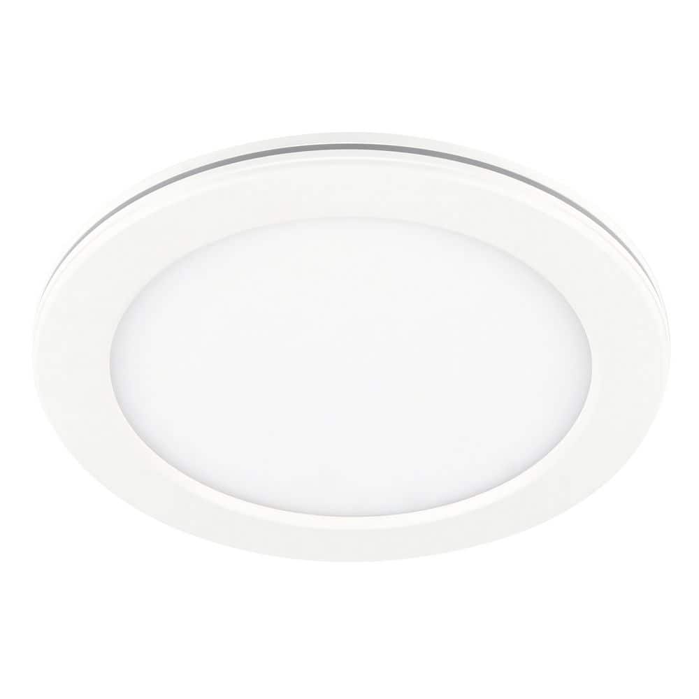 7. 5 in. 12-W 3-in-1 Installation 4-6 in Holes 1000 Lumens 5CCTDimmable LED