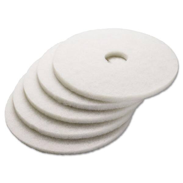 Radiance Case of 5 4100 20 Inch White Floor Polishing Pads 