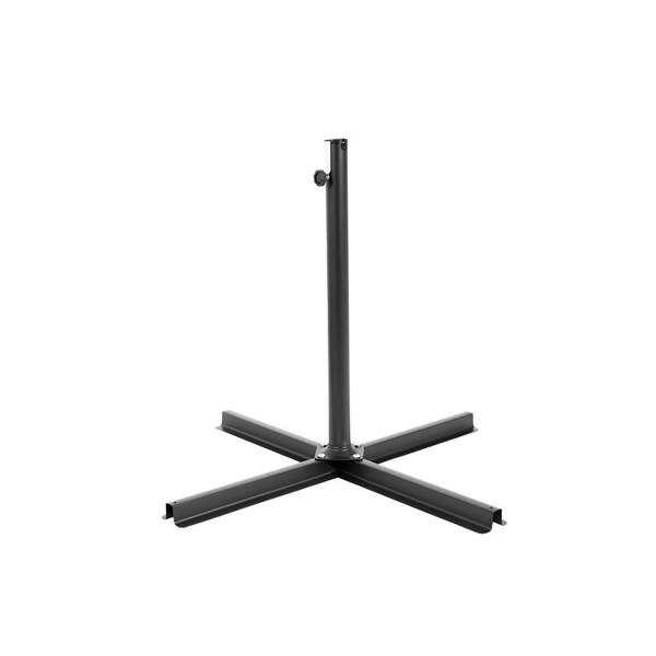 10 ft. Offset Hanging Market Patio Umbrella Easy Tilt Adjustment