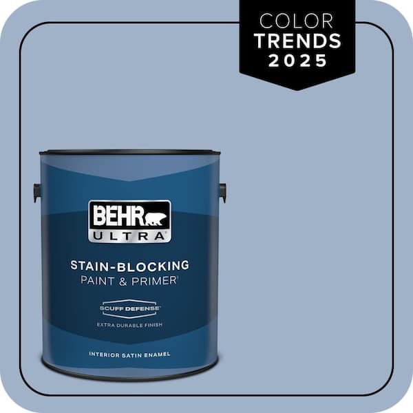 BEHR ULTRA 1 gal. #S530-3 Aerial View Extra Durable Satin Enamel Interior Paint & Primer