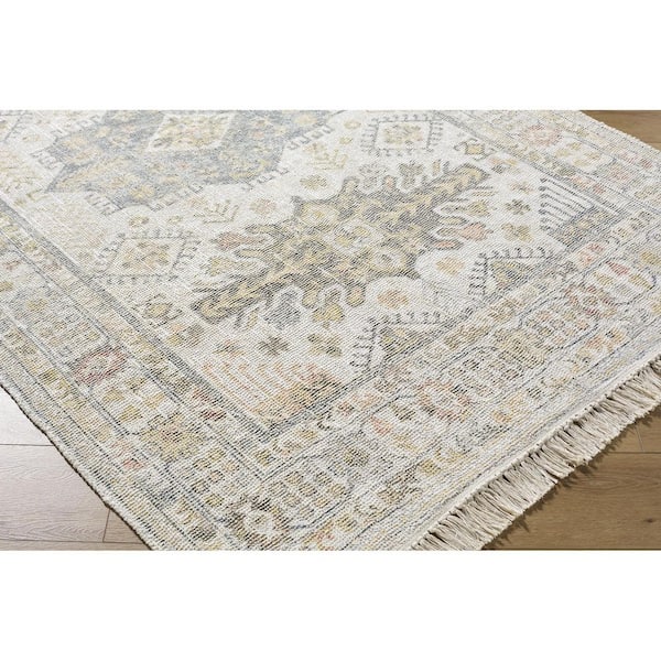 Belfast Beige/Grey Traditional 8 ft. x 10 ft. Indoor Area Rug