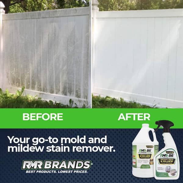 RMR Brands Complete Mold Killer & Stain Remover Bundle - Mold and Mildew  Prevention Kit, Disinfectant Spray, Includes 2-32 Ounce Bottles