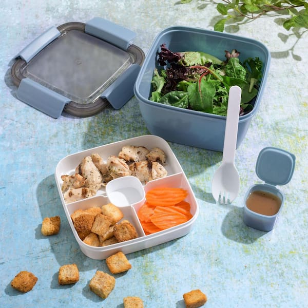 PURE Eco 24 Oz Recyclable Plastic Salad Container