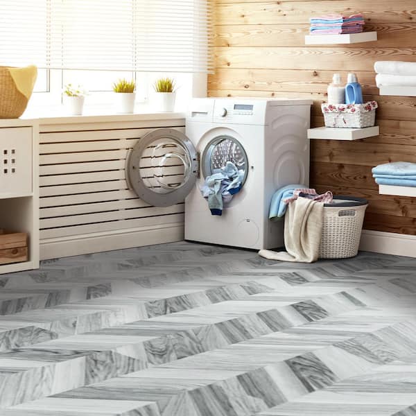 Dawn Ash 5 MIL 36 in. L x 6 in. W Waterproof Click Lock Luxury Vinyl Flooring Tile (27 sq. ft./Box )