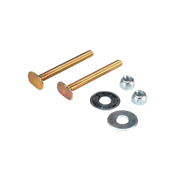QEP Toilet Bowl Bolt Kit with 1/4 in. x 2-1/4 in. Bolts, Nuts and Washers