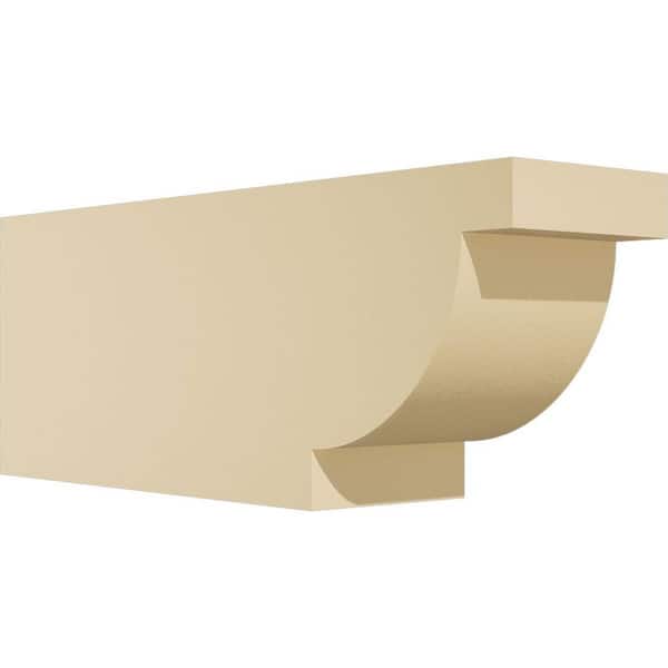 Ekena Millwork Standard Alpine 4 in. W x 6 in. H x 16 in. D Signature Urethane Rafter Tail Outlooker