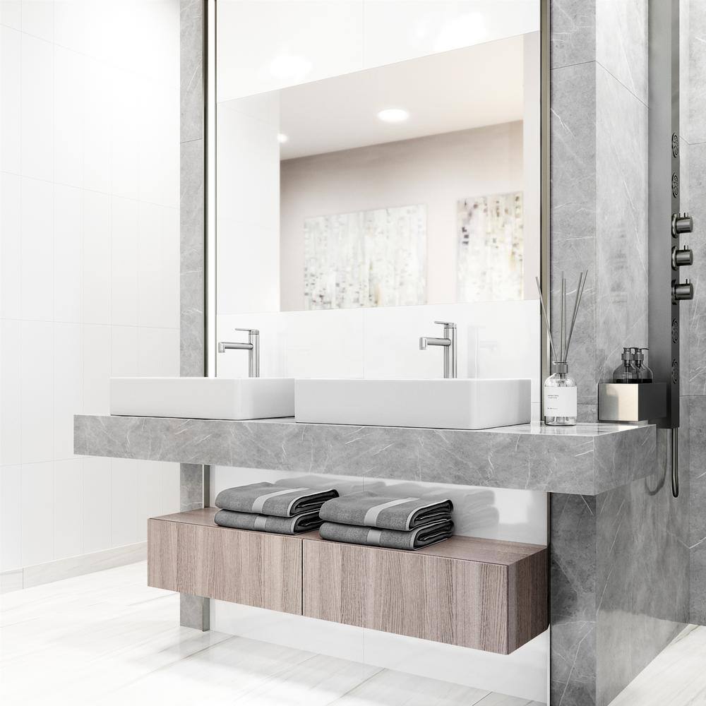 Sterling Chrome Single-Handle Bathroom Vessel Sink Faucet