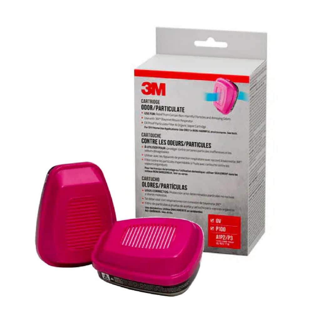 Organic Vapor Replacement Cartridge for Household Multi-Purpose Respirator 