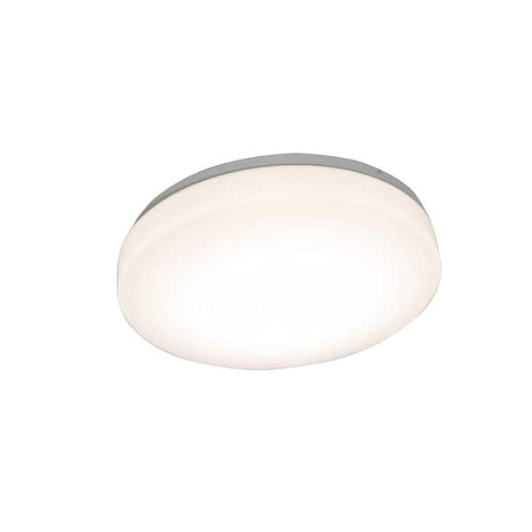 AFX Cirrus 14 in. 1-Light White LED Flush Mount